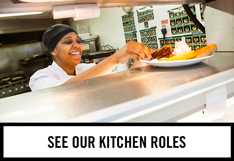 Kitchen roles at The Hole in the Wall